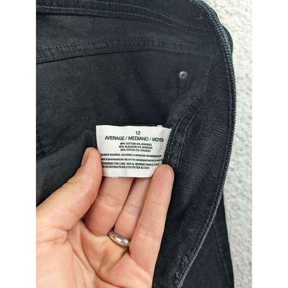 Gloria Vanderbilt Women's sz 12 Black Corduroy Bootcut Pants - Picture 6 of 13